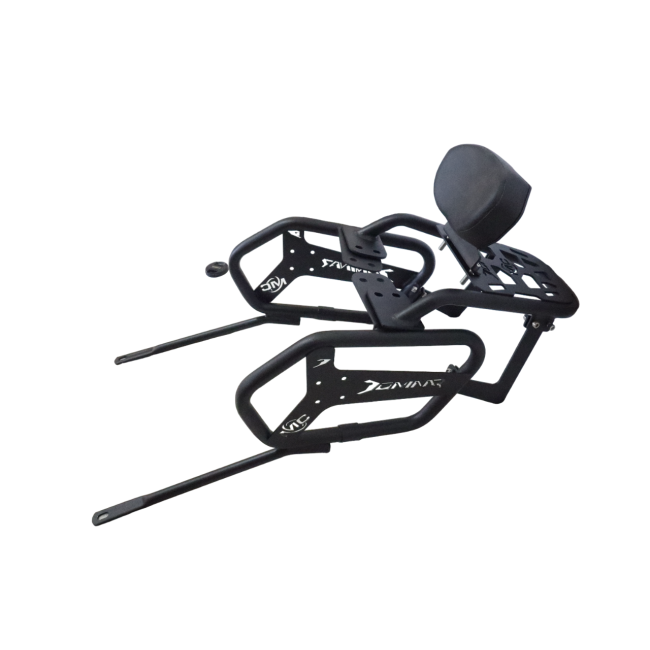 SADDLE STAY WITH PLATE CARRIER AND BACKREST FOR DOMINAR 250:400